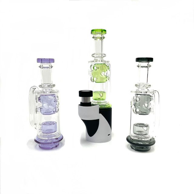 Waffle Recycler Perc Carta Glass Top 1 Count Assorted Colors