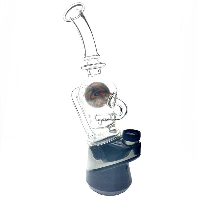 Swirl Ball Puffco Peak Glass Top 1 Count Assorted Colors