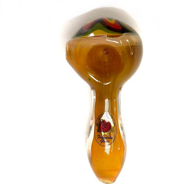 WIGWAG Gold Fumed Glass Hand Pipe