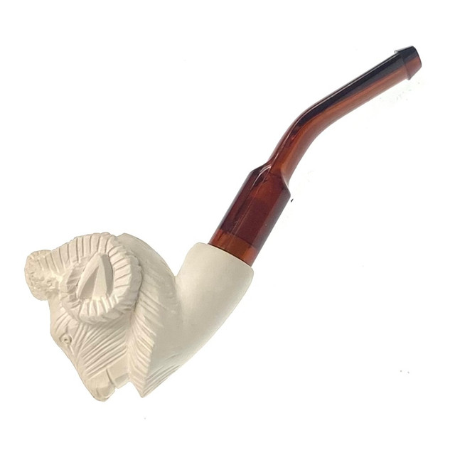 Mini Ram Pipe Paykoc Genuine Block Meerschaum M60027L