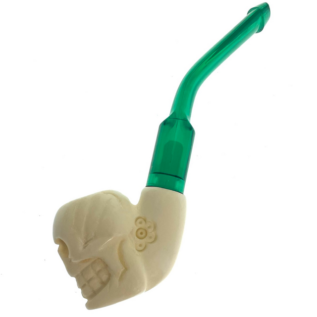Mini Skull Pipe Paykoc Genuine Block Meerschaum NO Case M60031L