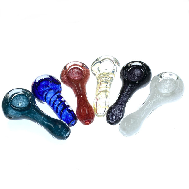 3" Sol Colorado Glass Pipes Wide Assorted 1 count
