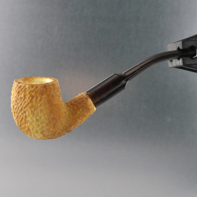 Paykoc Genuine Block Meerschaum Mini Classic Rustic Pipe With Case M60052