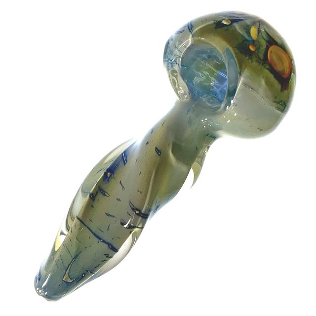Galaxy Spiral Nepalese Glass Pipe 1 Count Assorted 5"