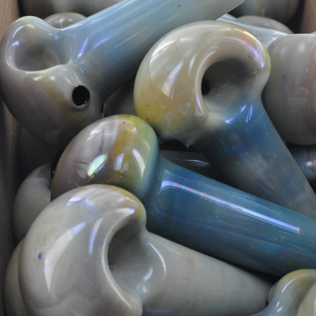 Colorado Blown Black Fumed 5" Glass Handpipe