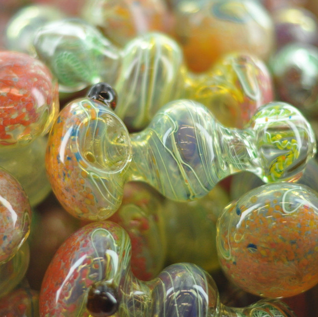 4" Galaxy Soups Glass Hand Pipe