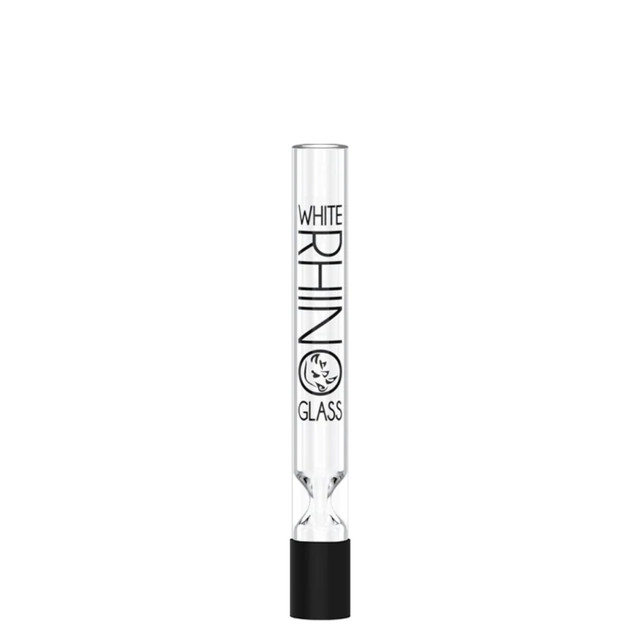 White Rhino Glass Chillum with Cap 1 Count Assort