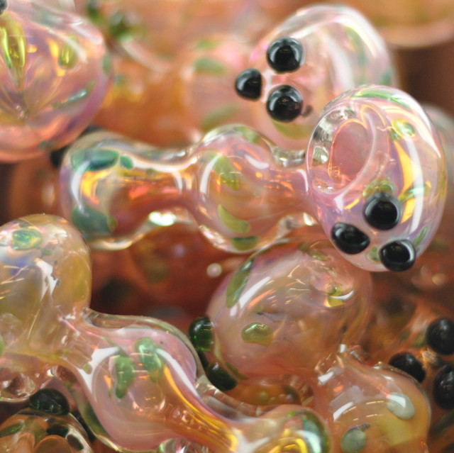 4" Fumed Cell Glass Hand Pipe