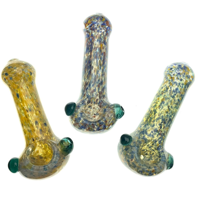 Big Fritter 5" Glass Hand Pipe 1 Count Assorted Colors