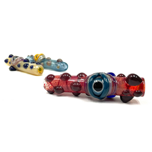 USA Made Eyeball Chillum Pipe Assorted 1 Count