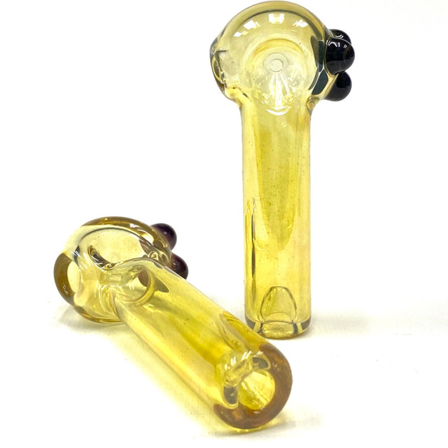 Fumed Ashcatcher Hand Pipe 4"