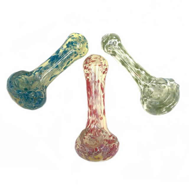 Monet Frit 3" Nepal Glass Hand Pipe 1 Count Assorted