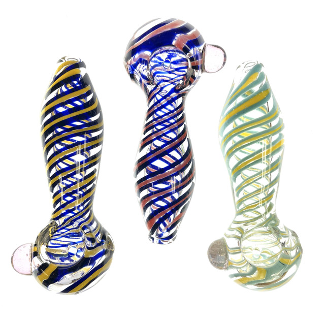 Snaill Spiral Looping Clear Hand Pipe