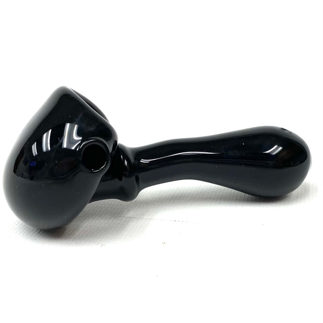 Sherblackistan Black Colorado Blown Glass Pipe 4"