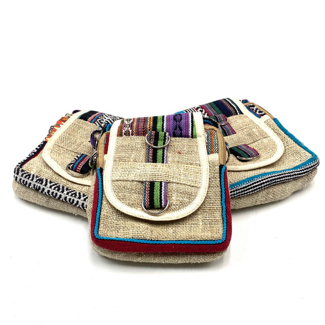 Nepali Hemp Cross Body Bag Assorted