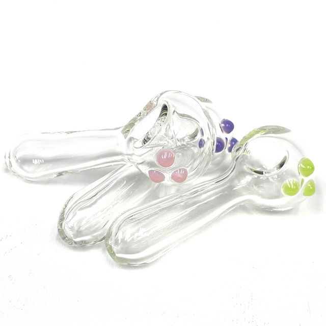 Clear Integrity Glass Hand Pipe 4" All Tegrity