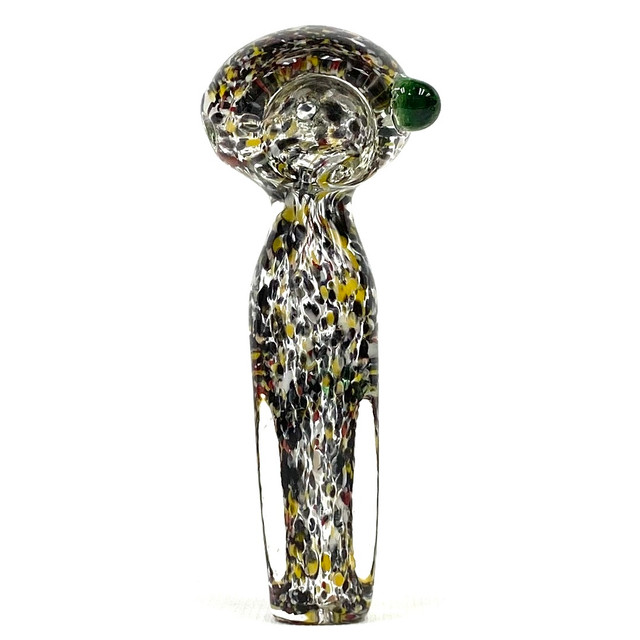 Skinny Frit Cubes 3.5" Glass Hand Pipe