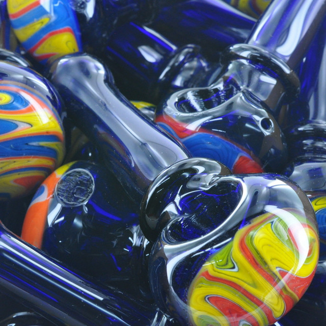 Blue Yourself 5" Glass Hand Pipe