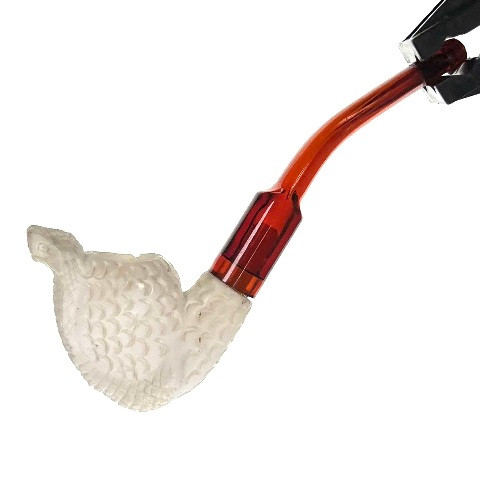 Mini Cobra Pipe Paykoc Genuine Block Meerschaum M60011L