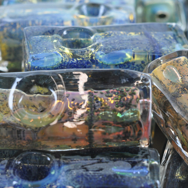Aquatic Block 4" Glass Hand Pipe
