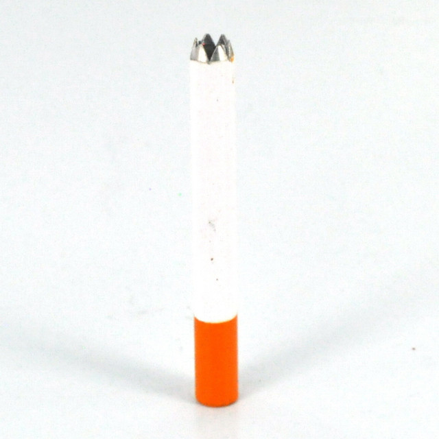 Large Metal Cigarette One Hitter w/ Teeth