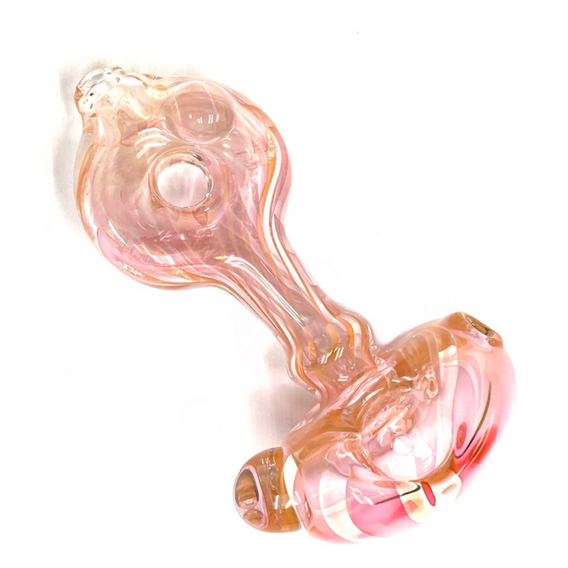 Gold Doughnut Colorado Blown Pipe 5.5" 1 Assorted