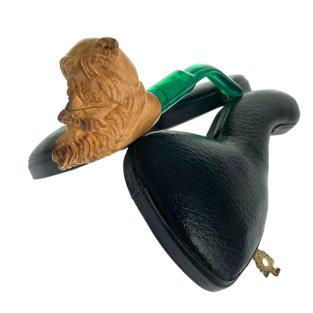 Mini Pirate Pipe With Case Paykoc Genuine Block Meerschaum M60026