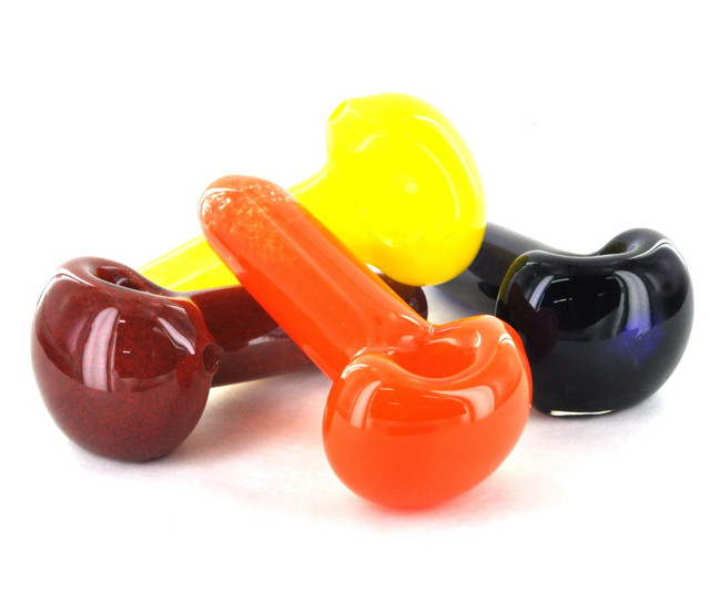 Colorado Blown Heavy 5" Colorful Glass Hand Pipe