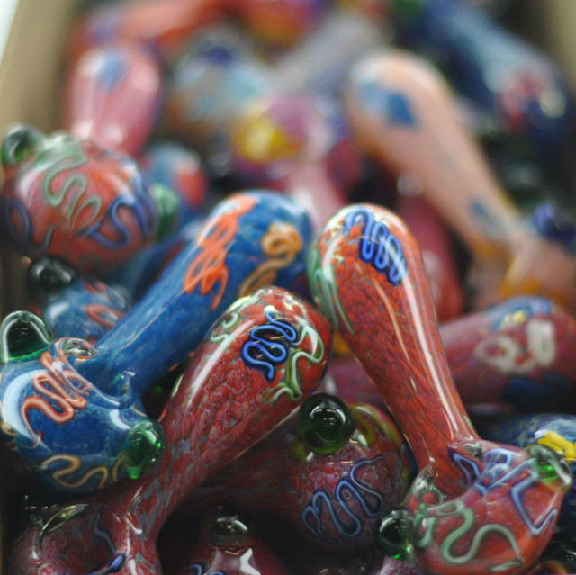 3" Frit Happens Glass Hand Pipe