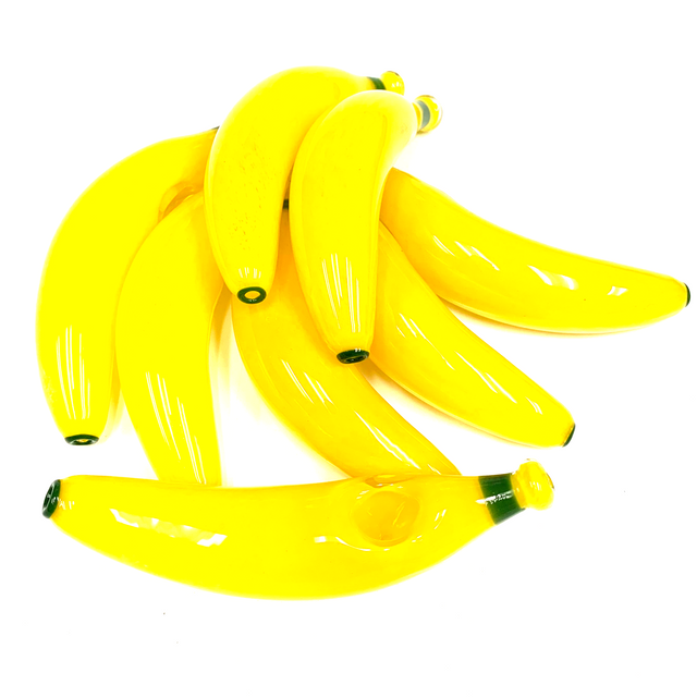 6" Ripe Banana Glass Pipe