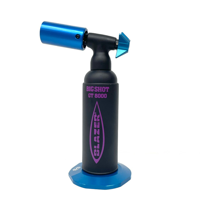 Denim Blue Full Set Turbo Guard Cover (Base, Knob & Nozzle) - Blazer Bigshot Torch Not Included