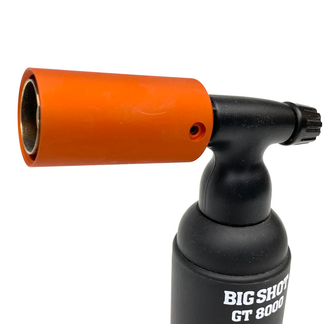 High-Tech Matte Orange Turbo Metal Nozzle Guard for Blazer Big Shot / Big Buddy Butane Torches