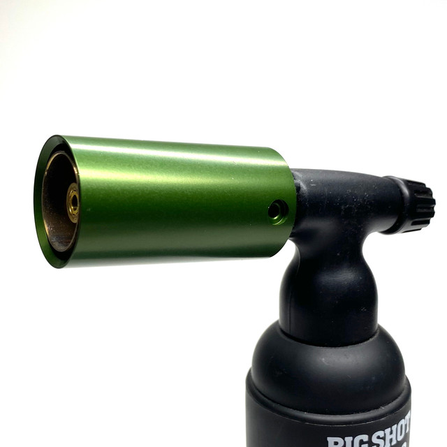 Military Green Turbo Metal Nozzle Guard for Blazer Big Shot / Big Buddy Butane Torches