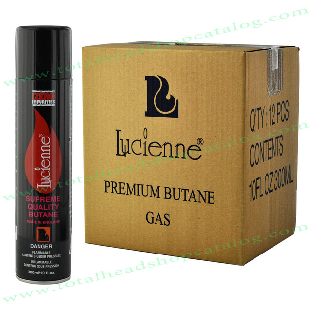 12-Pack Lucienne Ultra Refined Butane 300ML