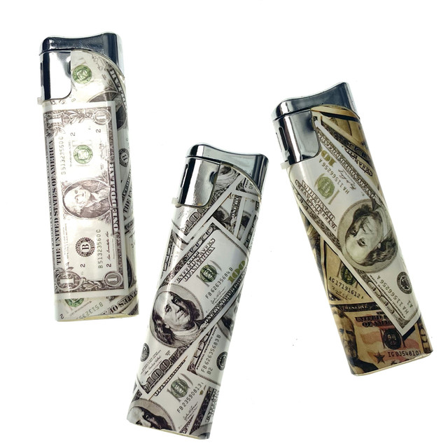 Crisp Money Lighter 50 Count Assorted Patterns