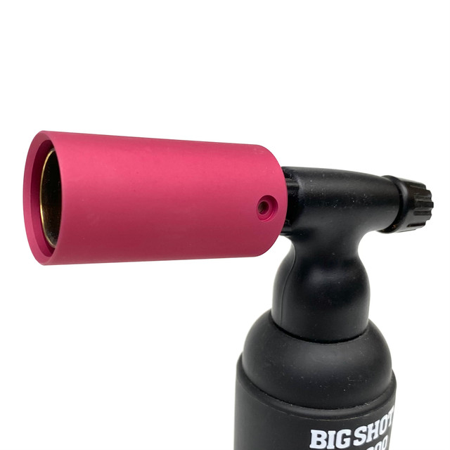 Matte Pink Turbo Metal Nozzle Guard for Blazer Big Shot / Big Buddy Butane Torches