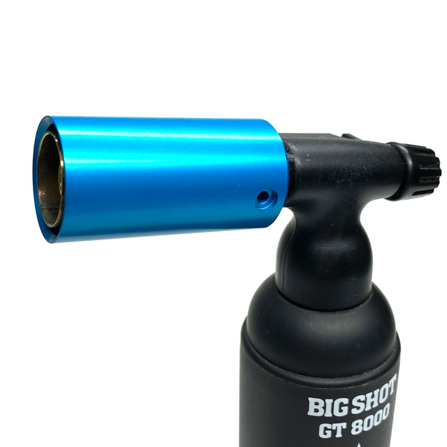 Teal Turbo Metal Nozzle Guard for Blazer Big Shot / Big Buddy Butane Torches