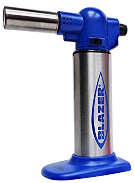 Big Buddy Butane Torch Blue & Silver