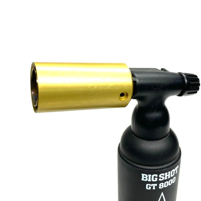Gold Turbo Metal Nozzle Guard for Blazer Big Shot / Big Buddy Butane Torches