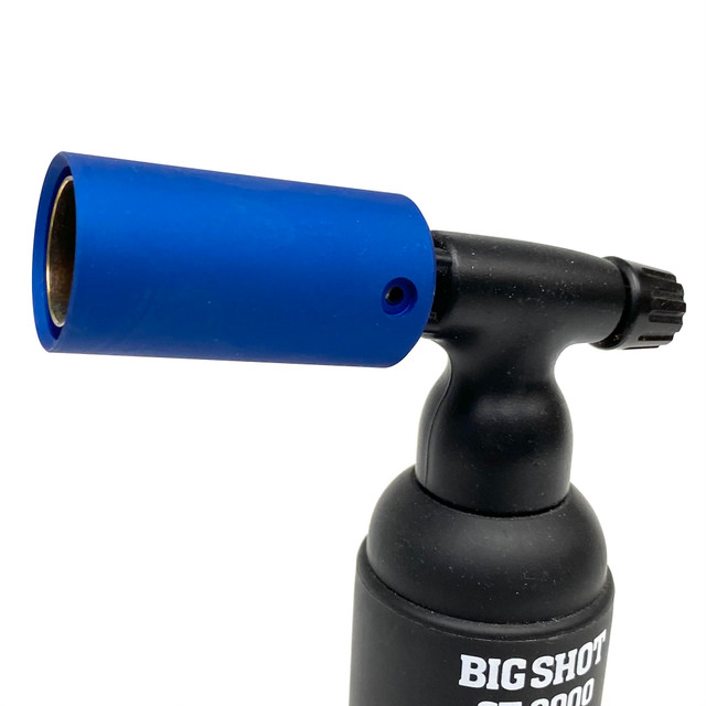 Matte Royal BlueTurbo Metal Nozzle Guard for Blazer Big Shot / Big Buddy Butane Torches