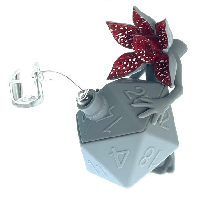 Demogorgon Silicon 20 Sided Die Water Pipe