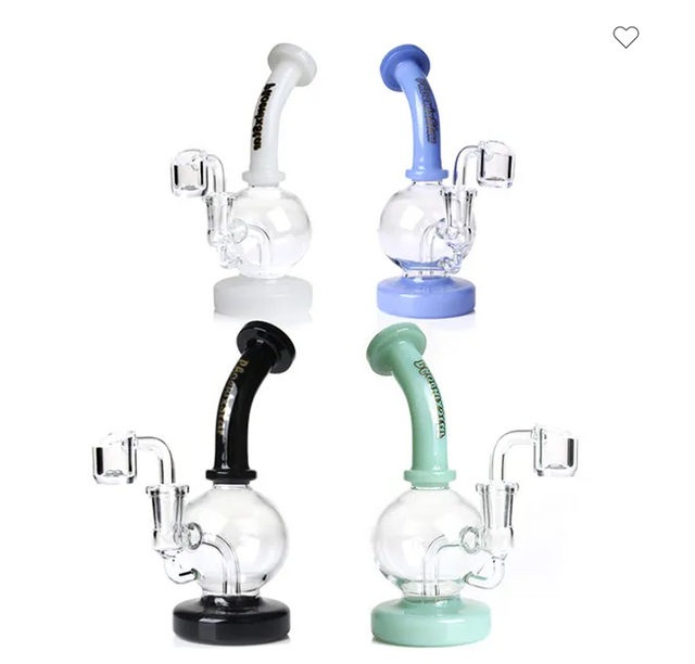 7" Water Pipe Bubbles with Banger Assorted Color