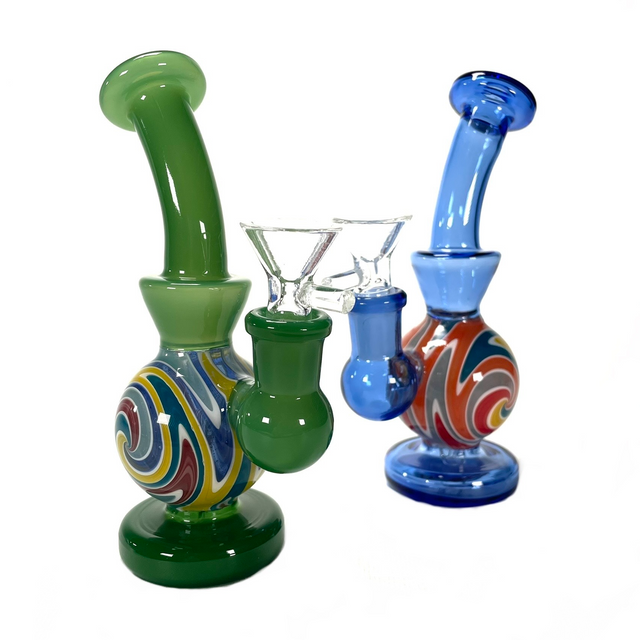 Polywhirl Rig Water Pipe 6.25" 1 Count Assorted