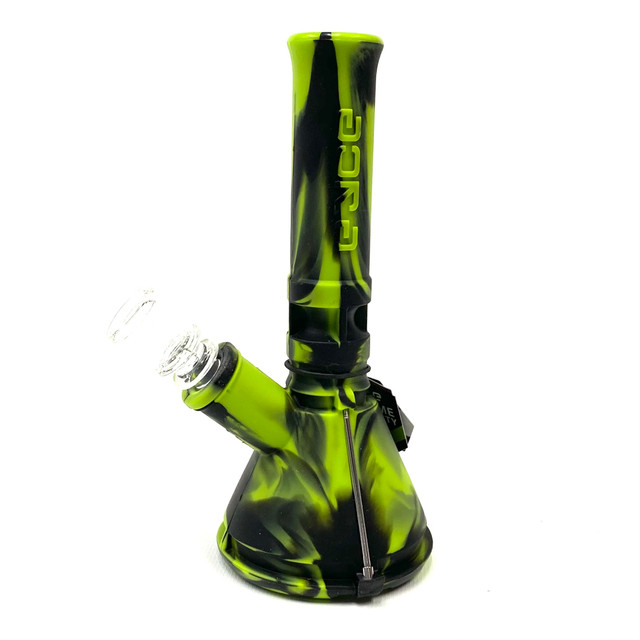 Eyce Mini Beaker Silicone Water Pipe 1 Count Assorted Colors