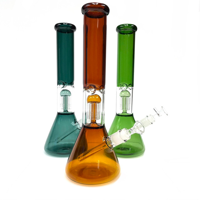 15" Beaker with Tree Perk 1 Assort Color