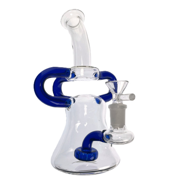 Hovering 8" Glass Water Pipe 1 Count Assorted