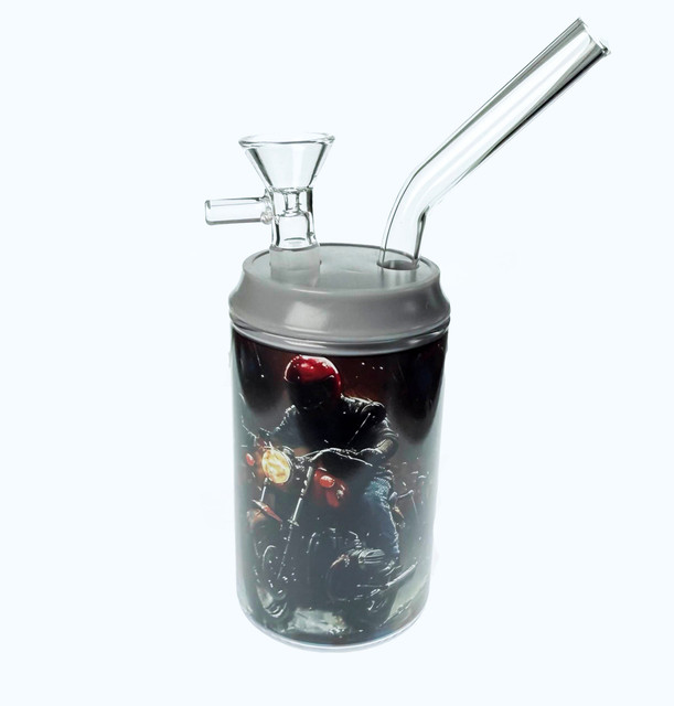 Soda Bottle Biker Bong 4"