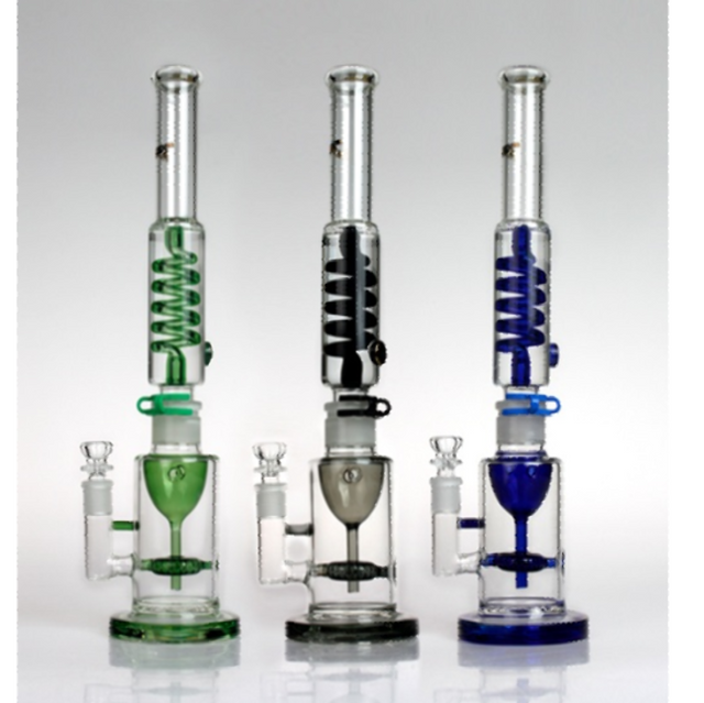 Glycerin Phoenix 18" Funnel Water Pipe 1 count