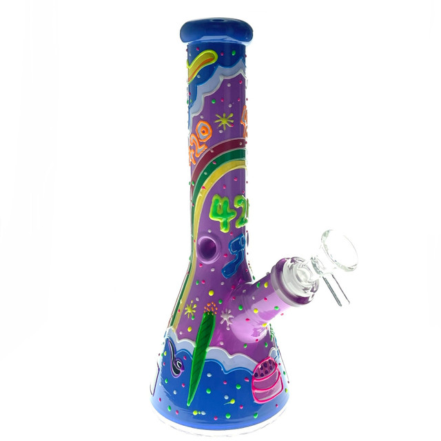 420 Magic Beaker Water Pipe 10.5"