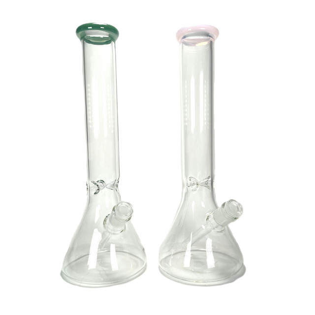 Classic Scientific Glass Beaker 14" Water Pipe 1 Count Assorted Colors